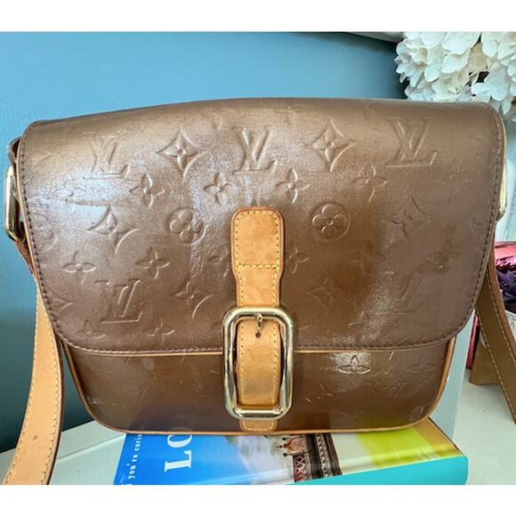 Louis Vuitton Monogram Bronze Christie GM Crossbody Shoulder Bag (LVXX120) - Picture 4 of 11